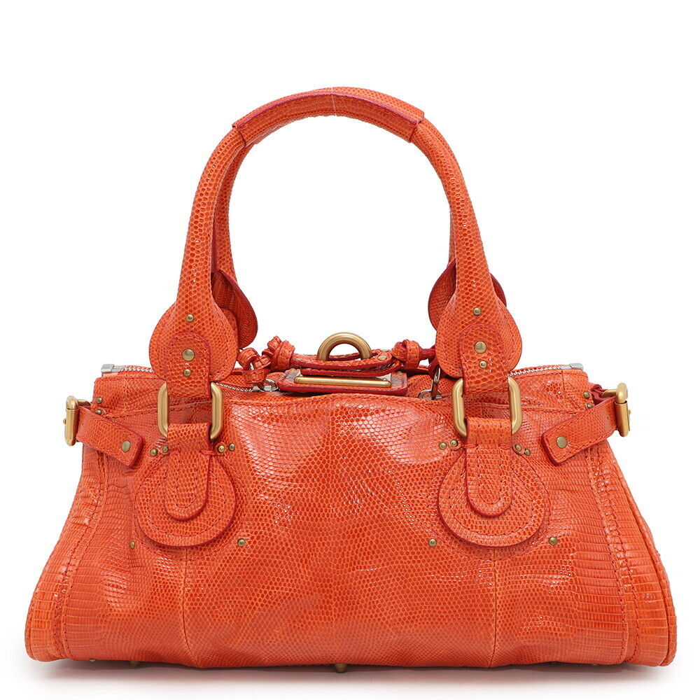 Chloe Paddington Lizard Handbag Bag - Picture 1 of 7